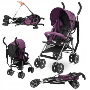 ﻿WÓZEK SPACEROWY SPACERÓWKA WYGODNY PARASOLKA LEEKI MOBILNY ALFA CARETERO