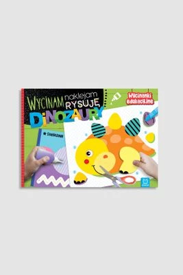 "Wycinam, naklejam, rysuję. Dinozaury. Wycinanki edukacyjne" książka z zadaniami AKSJOMAT