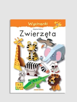 "Wycinanki. Zwierzęta" książka z zadaniami i modelami do złożenia Siedmioróg