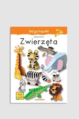 "Wycinanki. Zwierzęta" książka z zadaniami i modelami do złożenia Siedmioróg