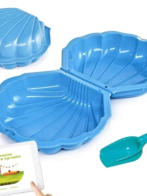 XXL DUŻA PIASKOWNICA BASEN 2W1 MUSZELKA + zabawka XXL DUŻA PIASKOWNICA BASEN 2W1 MUSZELKA + zabawka