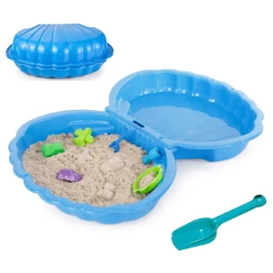 XXL MEGA DUŻA PIASKOWNICA PLASTIKOWA BASEN 2W1 MUSZELKA PREMIUM + zabawka XXL MEGA DUŻA PIASKOWNICA PLASTIKOWA BASEN 2W1 MUSZELKA PREMIUM + zabawka