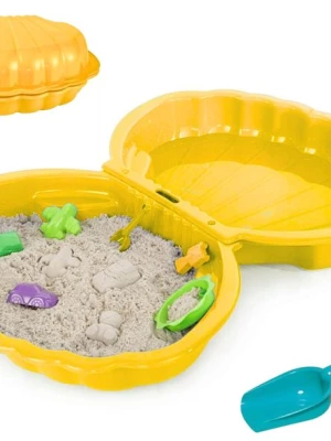 XXL MEGA DUŻA PIASKOWNICA PLASTIKOWA BASEN 2W1 MUSZELKA PREMIUM + zabawka XXL MEGA DUŻA PIASKOWNICA PLASTIKOWA BASEN 2W1 MUSZELKA PREMIUM + zabawka