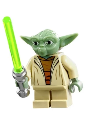YODA FIGURKA KLOCKI KOPF STAR WARS + OBRAZEK LEGO