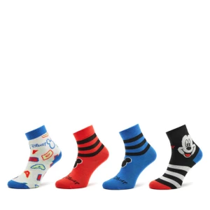 Zestaw 3 par wysokich skarpet dziecięcych adidas Mickey Mouse Crew Socks 3 Pairs IB6776 Kolorowy