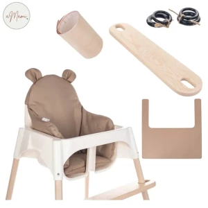 Zestaw Antilop Ikea Poduszka MIŚ CAPPUCCINO + Mata + Podnóżek + Okleina