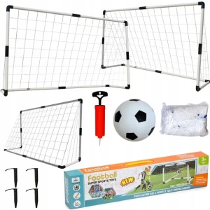 ﻿ZESTAW BRAMKA 120X80 2w1 BRAMKI DO PIŁKI NOŻNEJ