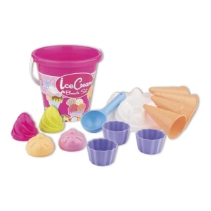 Zestaw do piasku Lody i cup cake, różowy 4-Home