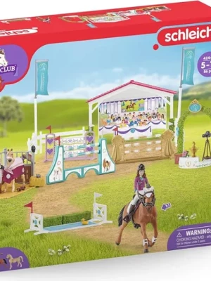 Zestaw figurek Schleich z końmi i akcesoriami Turniej towarzyski Horse Club