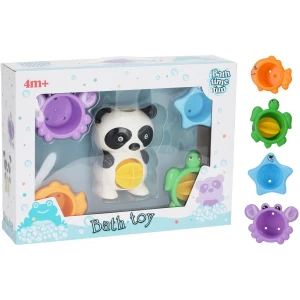 Zestaw zabawek do kąpieli Panda, 5 sztuk, od 4miesięcy 4-Home