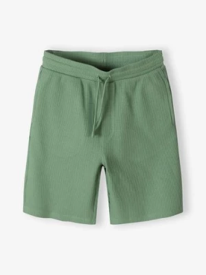 Zielone dzianinowe szorty dla chłopca - Limited Edition