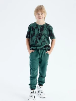 Zielone spodnie dresowe dla chłopca Lincoln & Sharks by 5.10.15.
