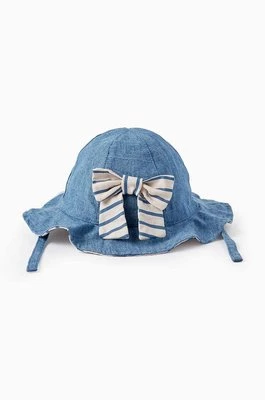 zippy kapelusz bawełniany dziecięcy kolor niebieski bawełniany Zippy
