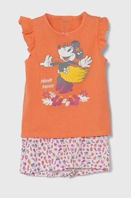 zippy piżama bawełniana dziecięca x Disney kolor pomarańczowy wzorzysta Zippy
