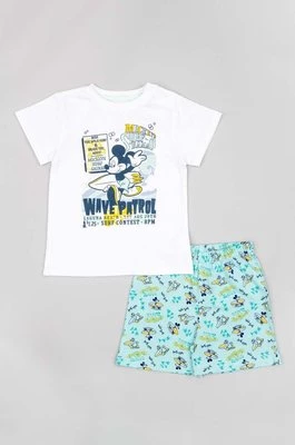 zippy piżama bawełniana dziecięca x Disney kolor turkusowy wzorzysta Zippy