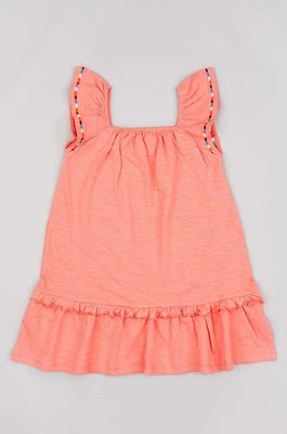 zippy sukienka dziecięca kolor pomarańczowy mini rozkloszowana Zippy