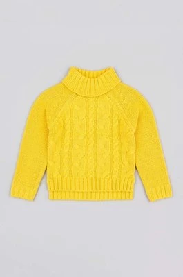 zippy sweter dziecięcy kolor żółty Zippy