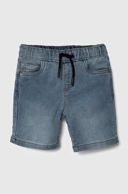 zippy szorty jeansowe niemowlęce kolor niebieski regulowana talia Zippy
