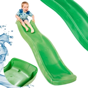 Zjeżdżalnia 1,8m belgijski ślizg KBT do ogrodu Limonka do platformy 90cm