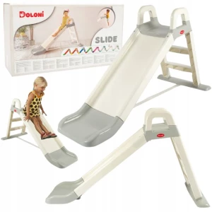 ﻿Zjeżdżalnia Wolnostojąca Dziecięca Ślizg 140 cm Stabilna Do Ogrodu 0140/12