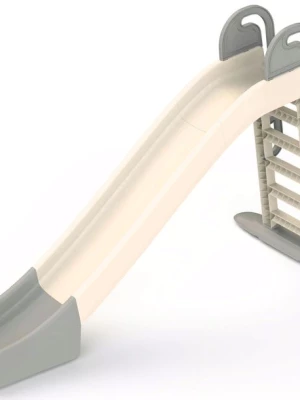 ZJEŻDŻALNIA XXL 243cm Stabilna Ogrodowa dla Dzieci szaro-beżowa
